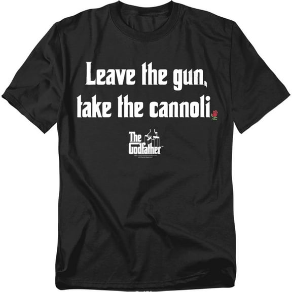 Godfather T-Shirt Gun Cannoli Unisex Graphic Tee for Men & Women
