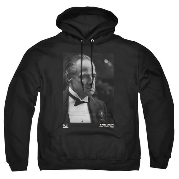 Godfather The Don Photo Adult Pull-Over Hoodie, Black, X-Large