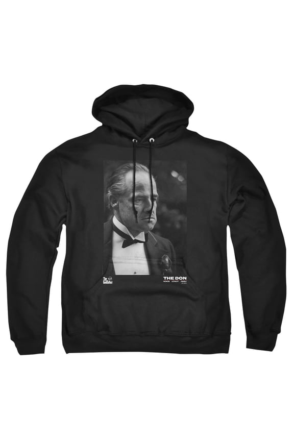 Godfather The Don Photo Adult Pull-Over Hoodie, Black, X-Large