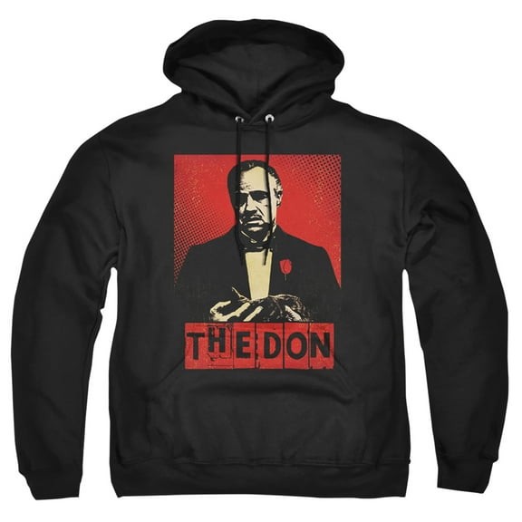 Godfather The Don Pop Art Adult Pull-Over Hoodie, Black, 4X-Large