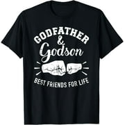 Godfather and godson friends for life T-Shirt