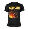 thumbnail image 1 of Godflesh T Shirt Hymns Band Logo new Official Mens Black, 1 of 2