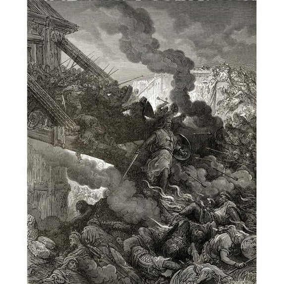 Godfrey Enters Jerusalem First Crusade 1099 by Ken Welsh / Design Pics