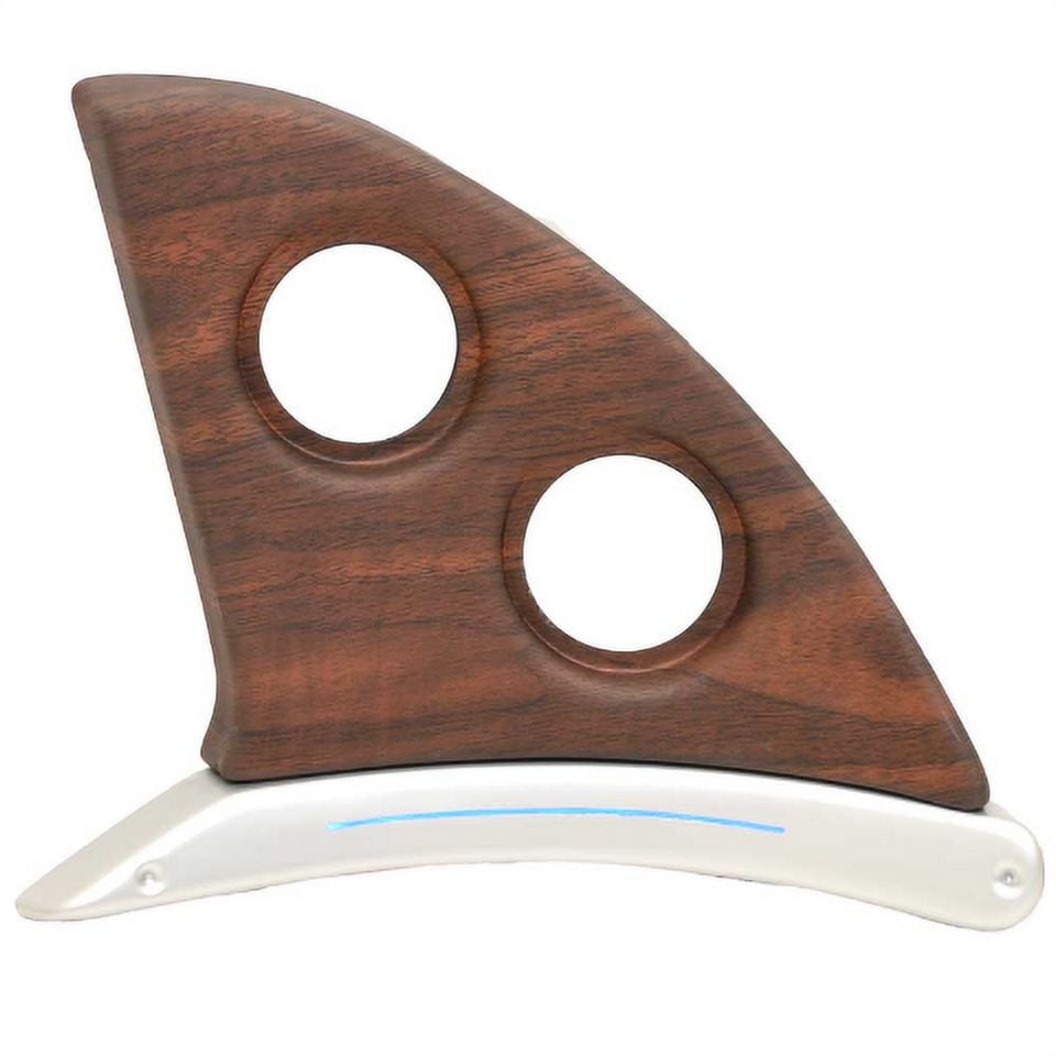 Godfrey Pontoon Boat Blank Gauge Panel Sanpan Woodgrain Silver