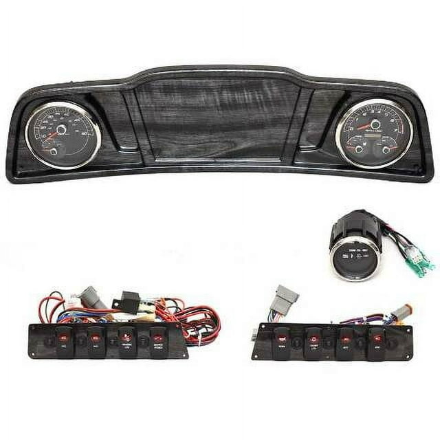 Godfrey Pontoon Boat Gauge Panel 471072 Sweetwater Woodgrain (Set of 3)