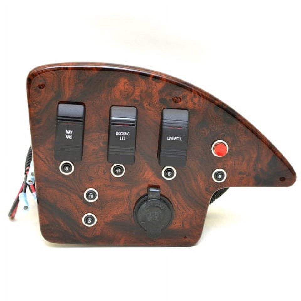 Godfrey Pontoon Boat Switch Panel Hurricane 9 1/8 x 6 1/4 Inch