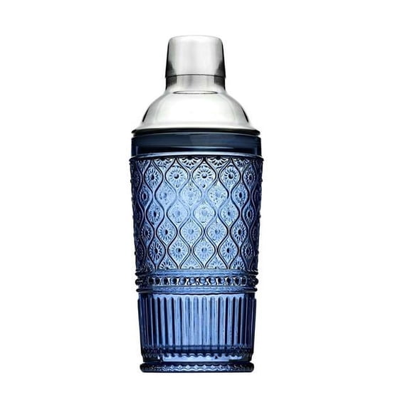 Godinger 17 oz Claro Blue Cocktail Shaker