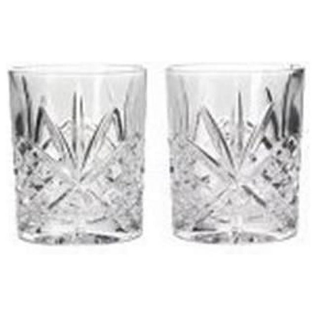 Godinger 25736 Dublin Crystal Set of 12 Double Old Fashioned Glasses