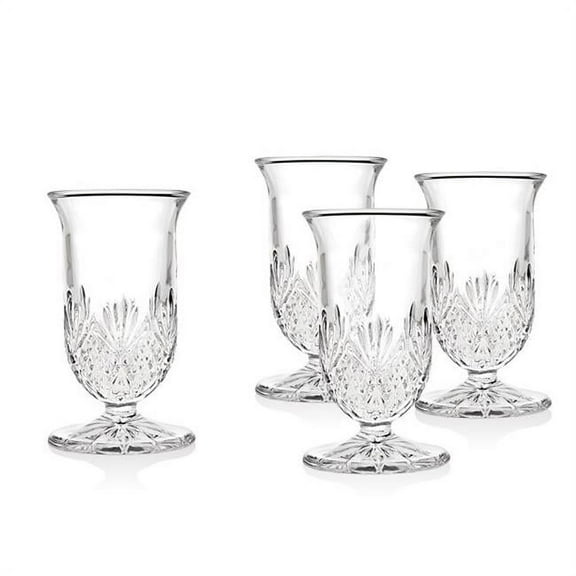 Godinger 26985 9 oz Dublin Whiskey Glass, Clear - Set of 4