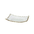 thumbnail image 1 of Godinger Serving Tray, Serving Platter, for Appetizers, Snacks & More, Gamma Gold, Oblong 8X6, 1 of 1