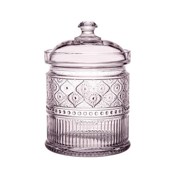 Godinger 27950 6 oz Claro Canister - Pink - Small