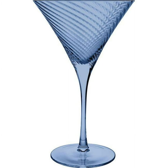 Godinger 29054 Infinity Blue Martini Glass