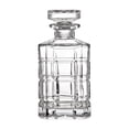 thumbnail image 1 of Godinger Plaid Liquor Decanter, Whiskey Decanter, Beer Pint, Barware & Drinkware, 25oz, 1 of 2