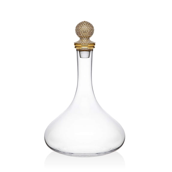 Godinger Whiskey Decanter for Liquor Bourbon Wine - Pave Collection