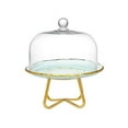 thumbnail image 1 of Godinger 48896 13 in. Harper Cake Dome Stand, Gold, 1 of 1