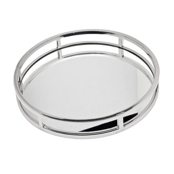 Godinger 49831 Aspen 13 Round Gallery Tray,