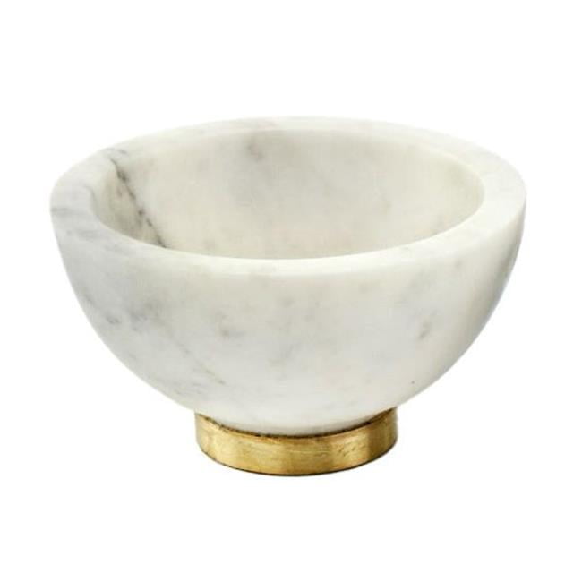 Godinger 50695 Marble Candy Dish, White