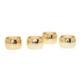 thumbnail image 1 of Godinger Napkin Ring Set Table Dcor Hammered Gold, 1 of 2