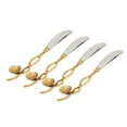 thumbnail image 1 of Godinger 59515 Mayfair Spreaders - Stainless & Gold - Set of 4, 1 of 1