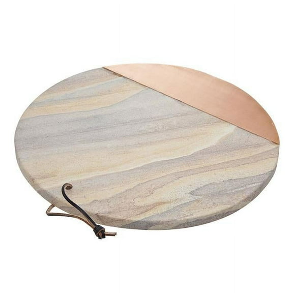 Godinger 64530 Rainbow Sandstone Round Tray