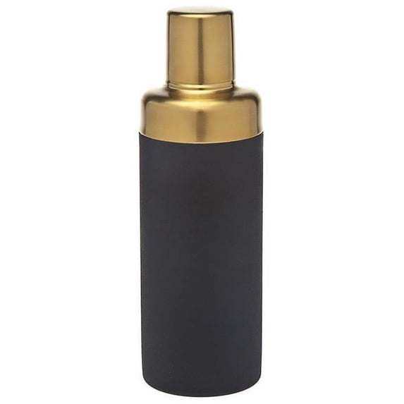 Godinger 64662 Encalmo Black & Gold Cocktail Shaker