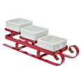 thumbnail image 1 of Godinger 70535 Sleigh 3 Appetizer Server, 1 of 1
