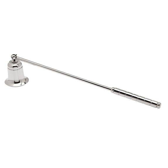 Godinger Candle Snuffer Extinguisher for Candles, Decorative Candle Accessory for Home Dcor, Silver-Plated