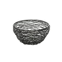 Godinger Decorative Nest Fruit Bowl Centerpiece Food Serveware 8 inch - Black
