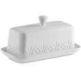 thumbnail image 1 of Godinger Butter Dish, Ceramic Butter Dish With Lid, Kitchen Decor - Dublin Collection, 1 of 4