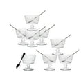 thumbnail image 1 of Godinger Mini Trifle Tasters Dessert All Purpose Serving Bowls with Spoons - Claro - Set of 8, 1 of 1