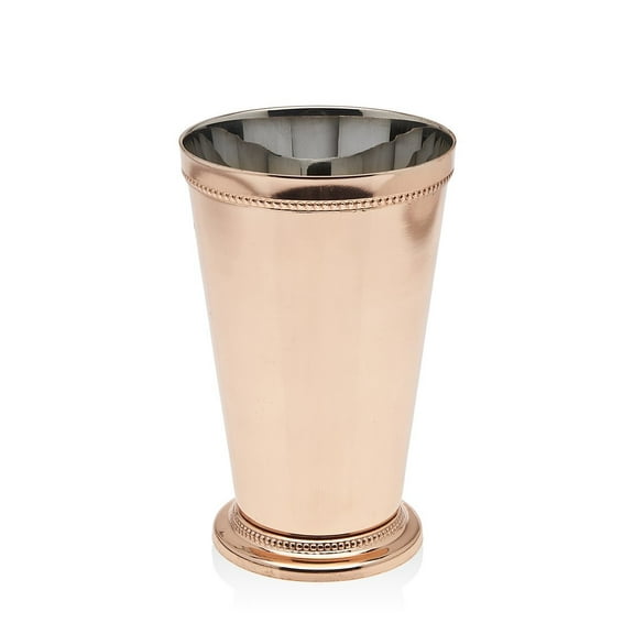 Godinger Beaded Mint Julep Cup, 6.25", Copper