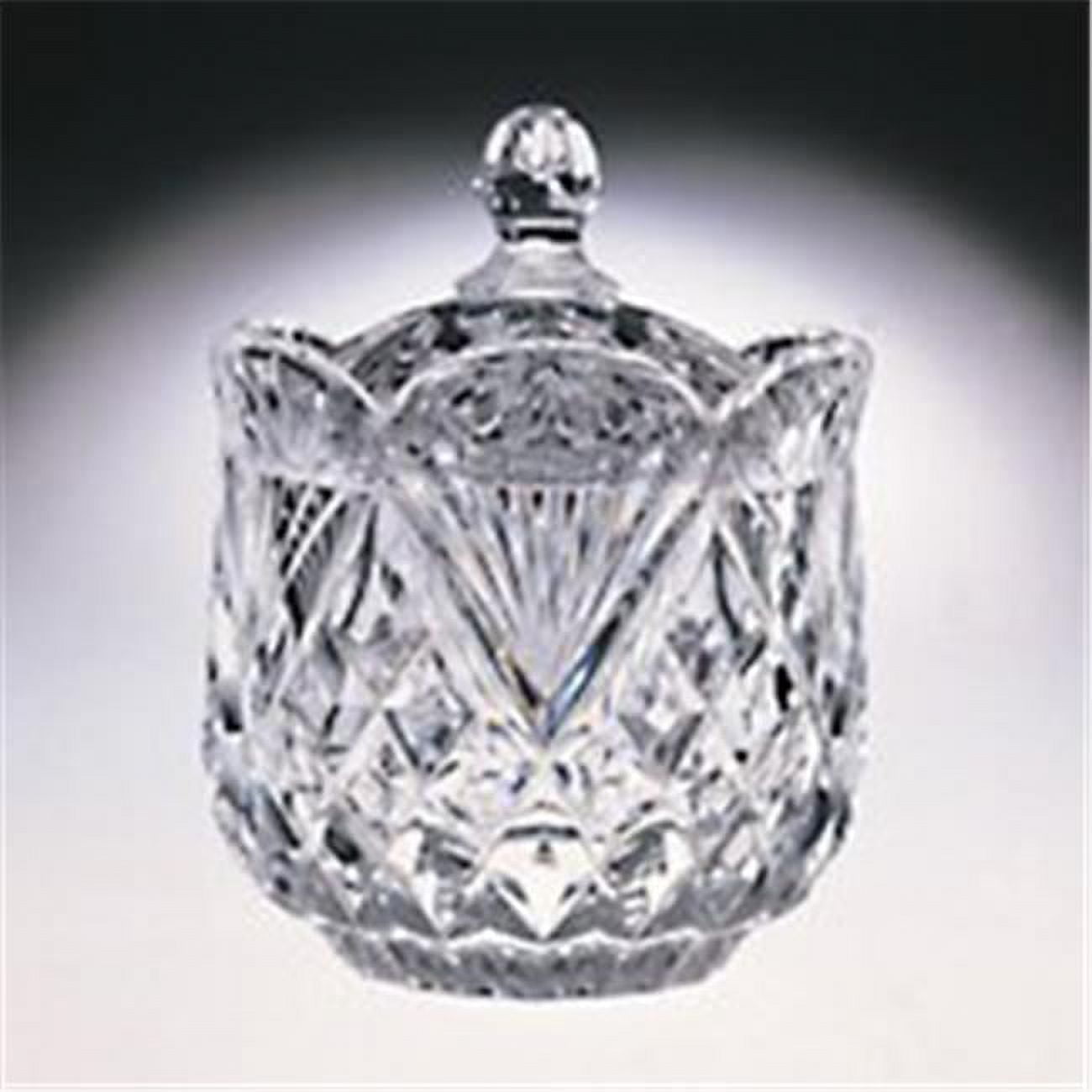 Godinger Shannon Crystal Pineapple Dish & Heisey Plantation Cruet