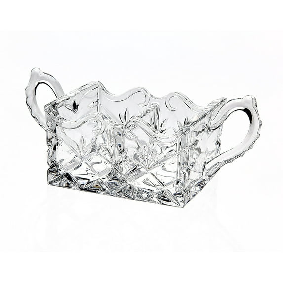 Godinger Sugar Bowl, Caddy Bowl, Storage Dish for Sugar, Salt, Coffee Packets, Sancks & Candies, 7X3
