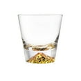 thumbnail image 1 of Godinger Double Old Fashioned Glass, Drinking Glasses, Glass Cups - Gold Barware & Glassware - 8oz Capacity -Stylish Drinkware, 1 of 1