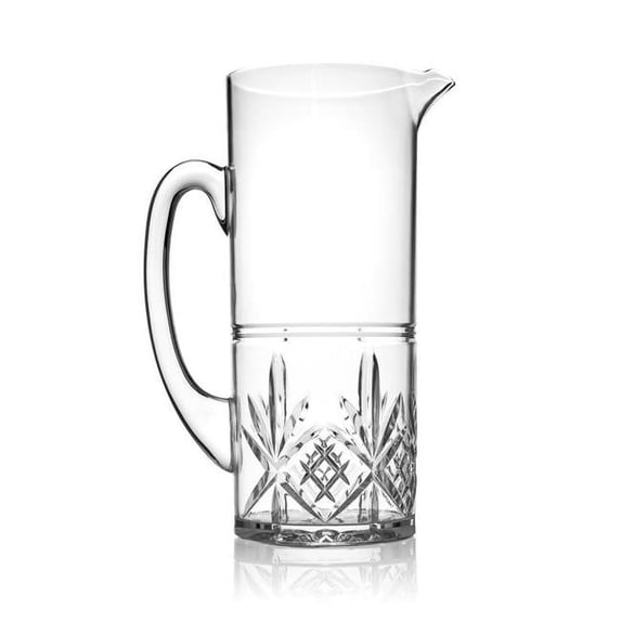 Godinger Dublin Acrylic Beverage Pitcher, Clear