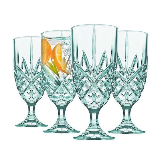 Godinger Dublin Acrylic Seafoam Water Goblet - Set of 4