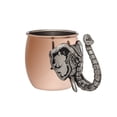 thumbnail image 1 of Godinger Moscow Mule Mug for Cocktails and Ice Cold Beverages -Elephant Hadle - 20 oz, 1 of 1