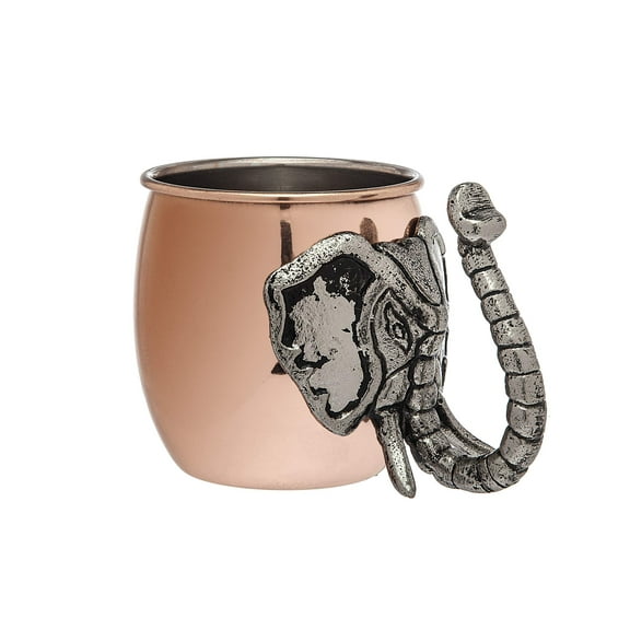 Godinger Moscow Mule Mug for Cocktails and Ice Cold Beverages -Elephant Hadle - 20 oz