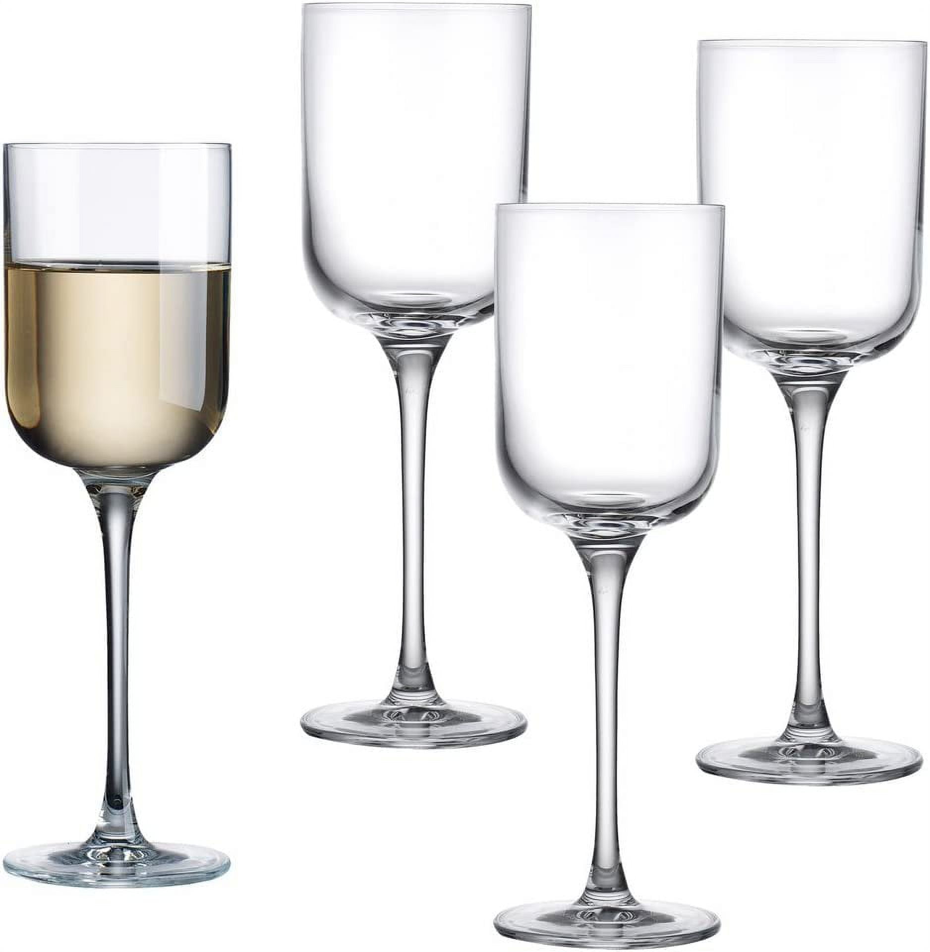 Godinger European Made Crystal White Wine Glasses Set of 4 12 Oz