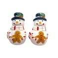 thumbnail image 1 of Godinger 14215 Gingerbrad Snowman Salt & Pepper Shaker Set - Set of 2, 1 of 1