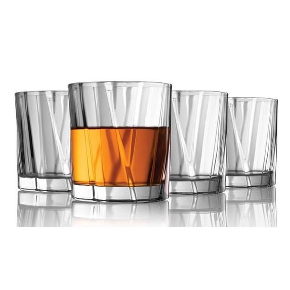 Godinger Glacier Double Old Fashion Glass - Set of 4