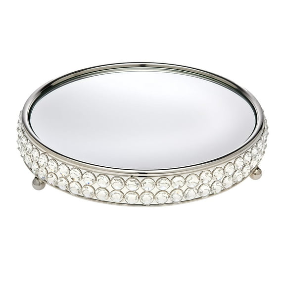 Godinger Serving Tray, Serving Platter, Round Tray, Food Tray, Holiday Tray, Centerpiece, Glam Tray