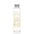 thumbnail image 1 of Godinger Glass Water Bottle, for Water, Gatorade, Juices & Herbal Tea  Medallion Print, Reusable Bottle with Stainless Steel Lid, 20oz, 1 of 1