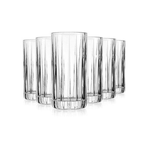Godinger Highball Parallels Glass - Set of 6