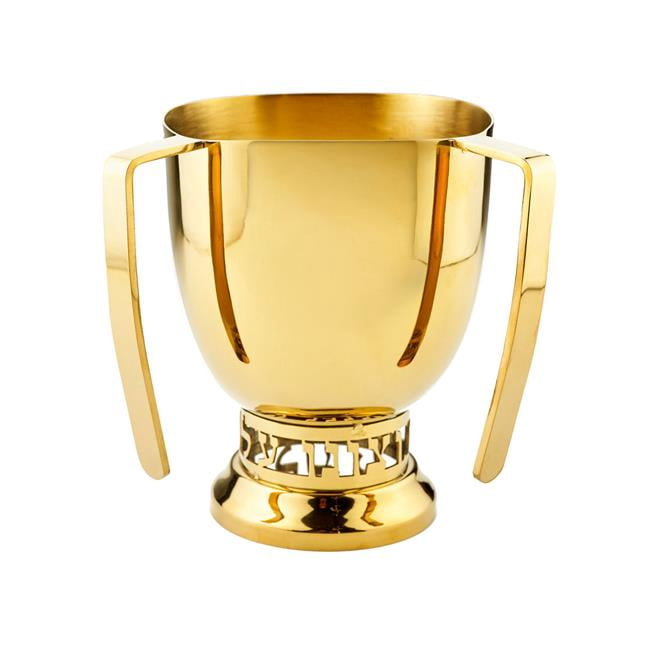 Godinger Hammered Kiddush Cup With Grape Detail – Elegant Jewish Wine Cup For Shabbat & Holidays