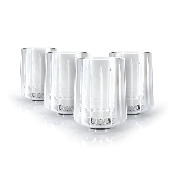 Godinger Double Old Fashioned Glass Set, Drinking Glass, Drinking Cup, Cocktail Glass, 9oz Glasses for Scotch, Bourbon, and Cocktails