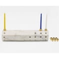thumbnail image 1 of Godinger  Marble Octagonal Menorah, 1 of 1