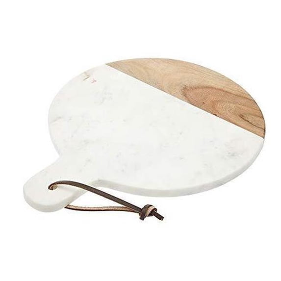 Godinger Marble & Wood Round Cheese Board