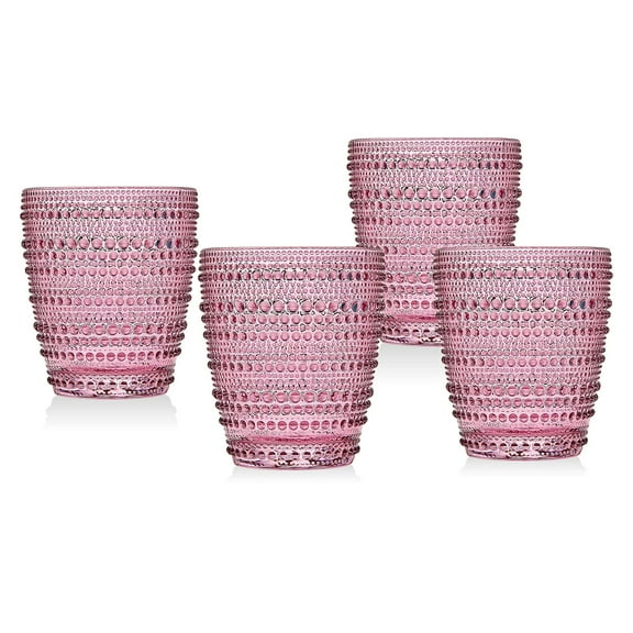 Godinger Old Fashioned Glasses, Beverage Glass Cups - Lumina, Set of 4