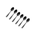thumbnail image 1 of Godinger 43512 PVD-MB Chisel Flatware Dinner Spoon - Set of 6, 1 of 1